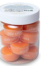 Set de lumânări din ceară de palmier tip pastilă - Good Karma